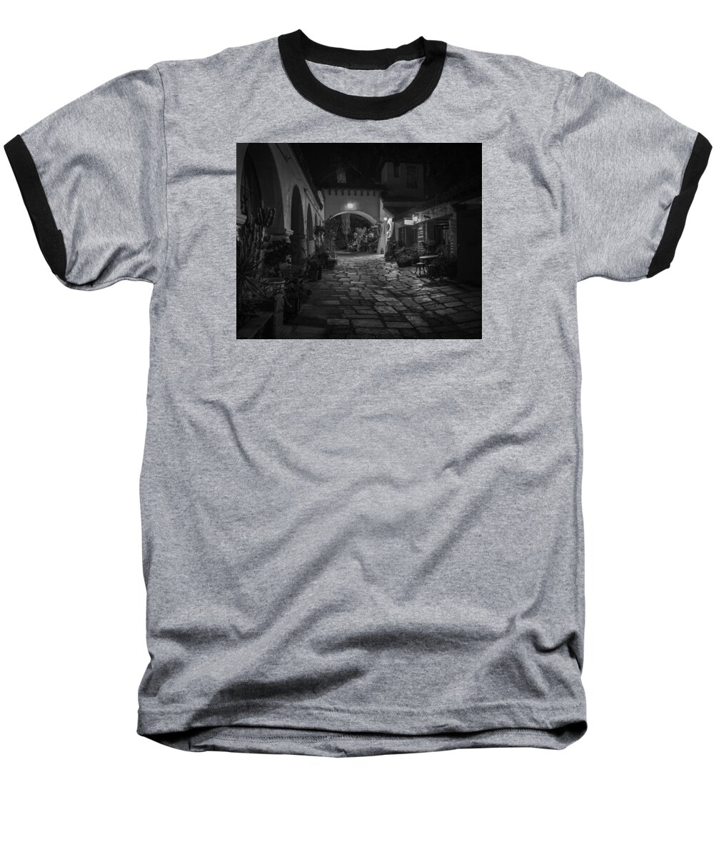 Balboa Park Baseball T-Shirt featuring the photograph Spanish Village by Dusty Wynne