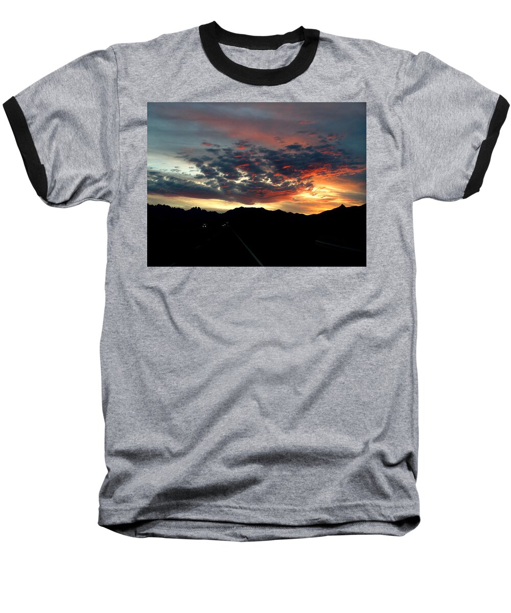 Sky Baseball T-Shirt featuring the photograph Spectacular Sky by Christopher Brown