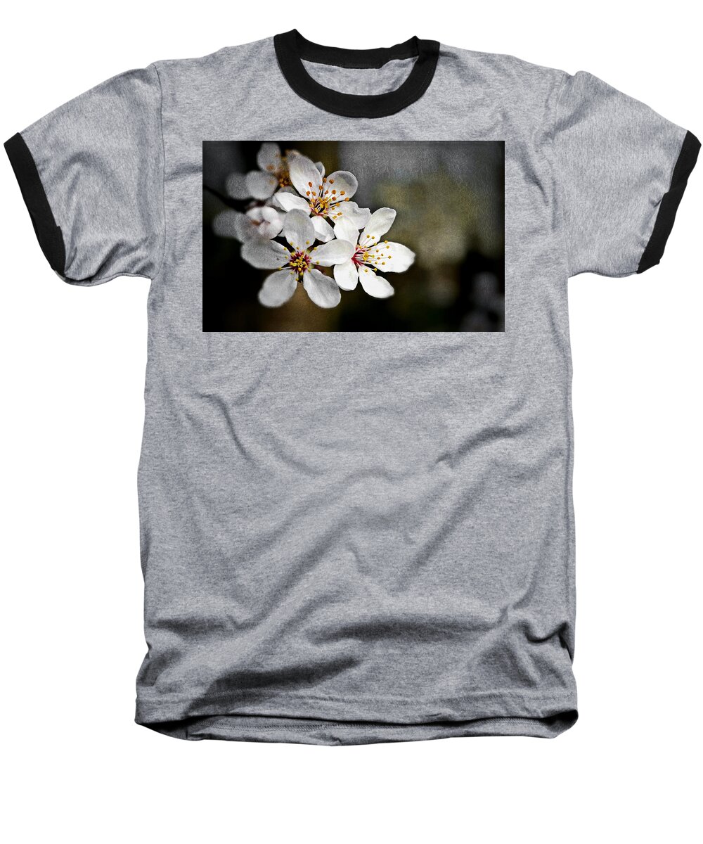 Blossoms Baseball T-Shirt featuring the photograph Spring blossoms by Rumiana Nikolova