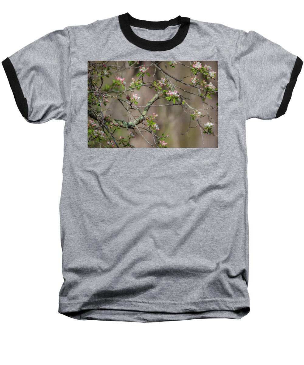 300 Mm F/4 Is Usm Baseball T-Shirt featuring the photograph Spring Blossoms 2 by Mark Mille