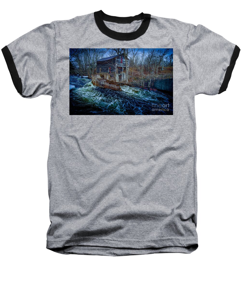 Abandoned Baseball T-Shirt featuring the photograph Spring Runoff by Roger Monahan