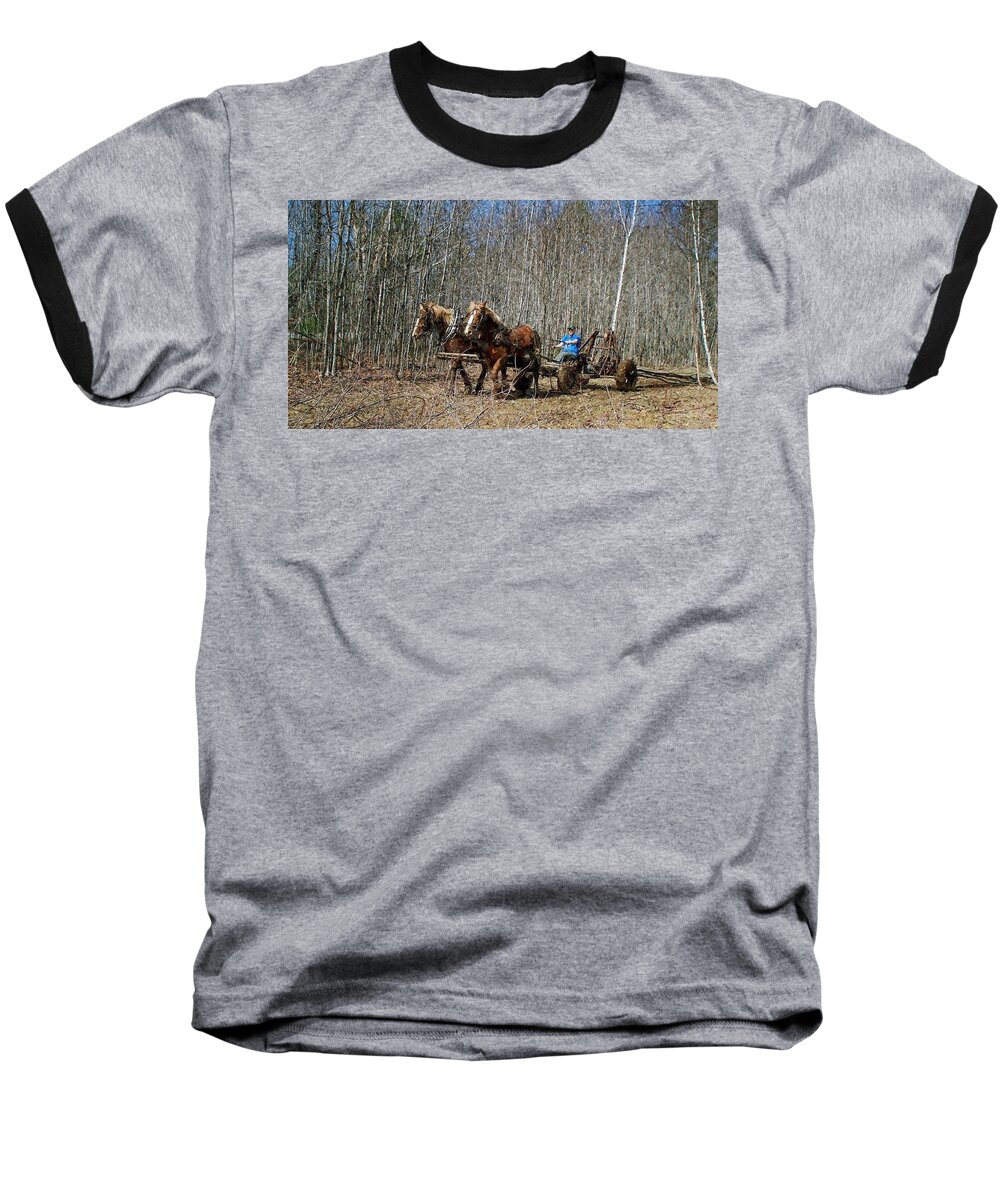 Spring Twitch Baseball T-Shirt featuring the photograph Spring Twitch by Joy Nichols