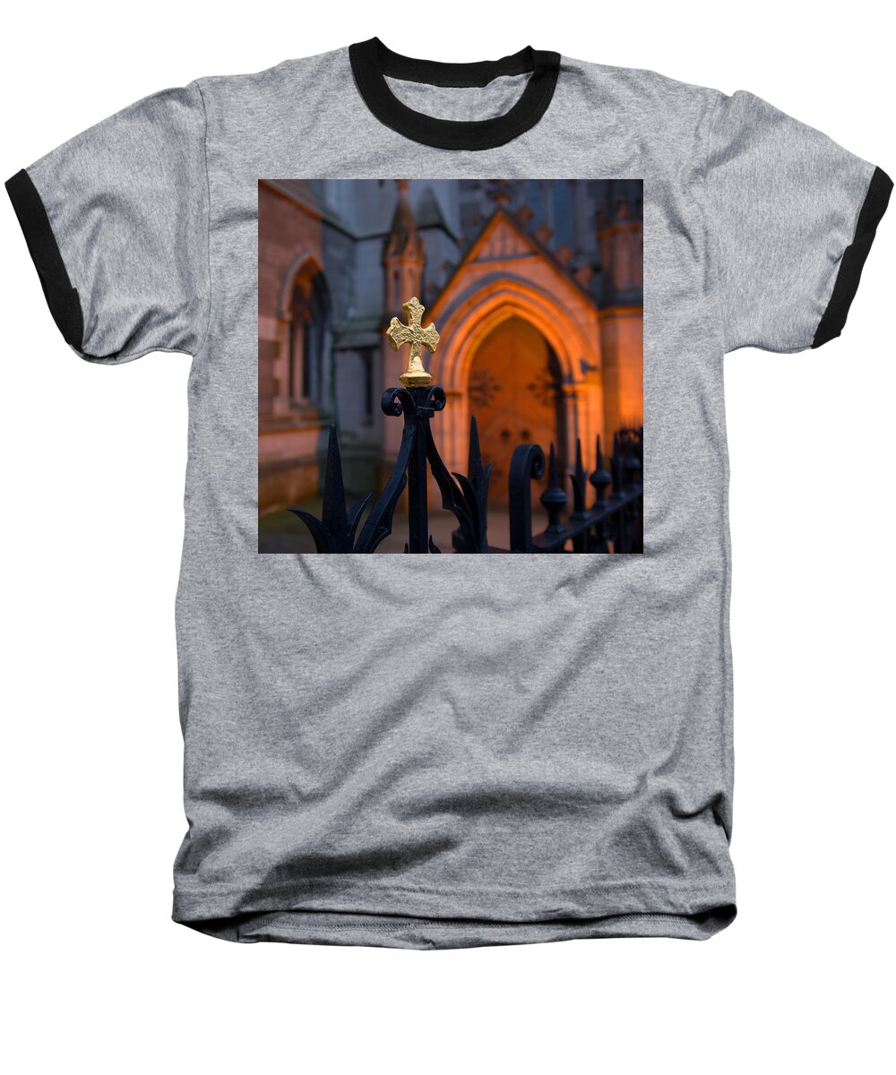 St Peaters Church Baseball T-Shirt featuring the photograph St. Peters Church by Alex Art