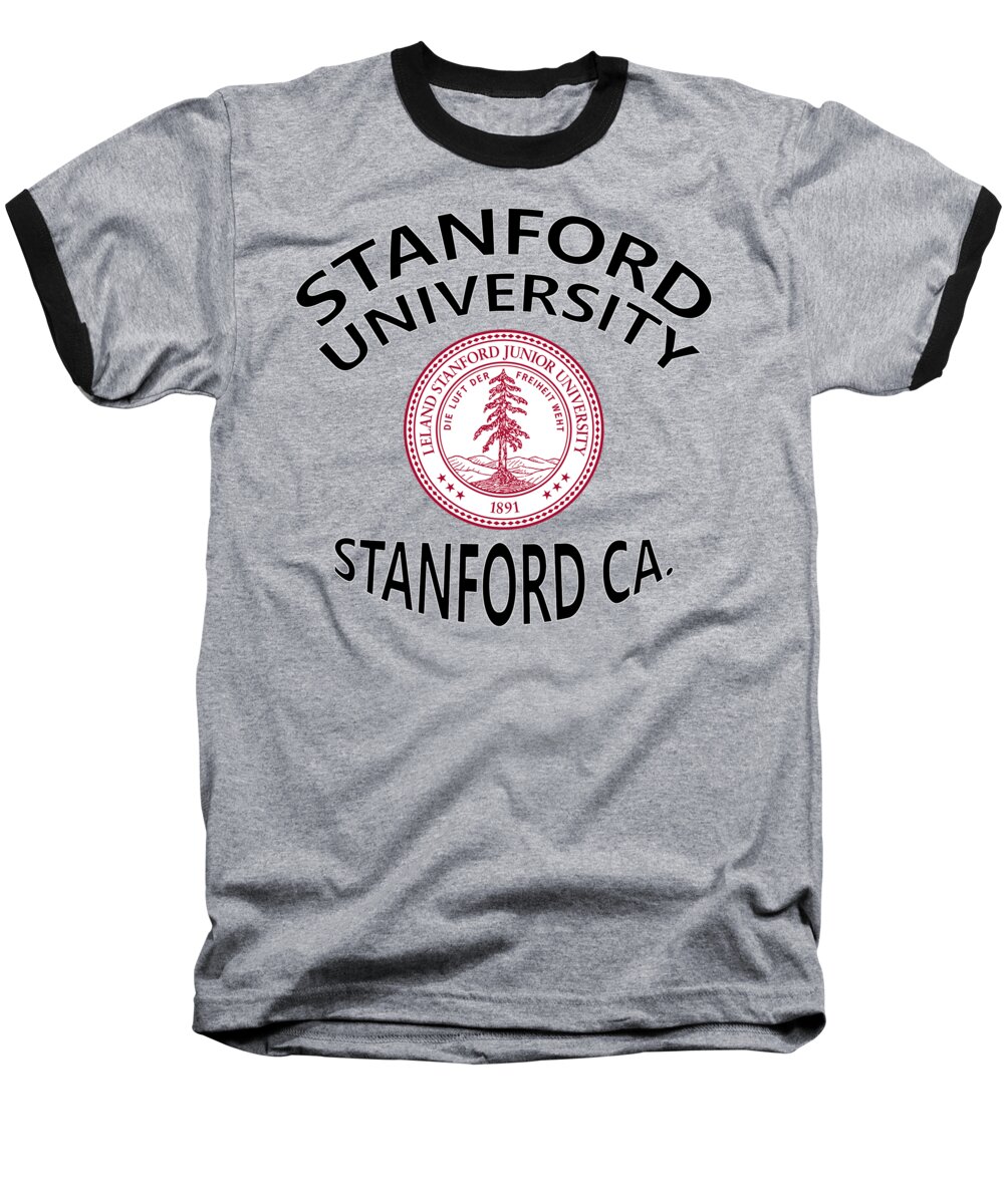 Stanford University Baseball T-Shirt featuring the digital art Stanford University Stanford California by Movie Poster Prints