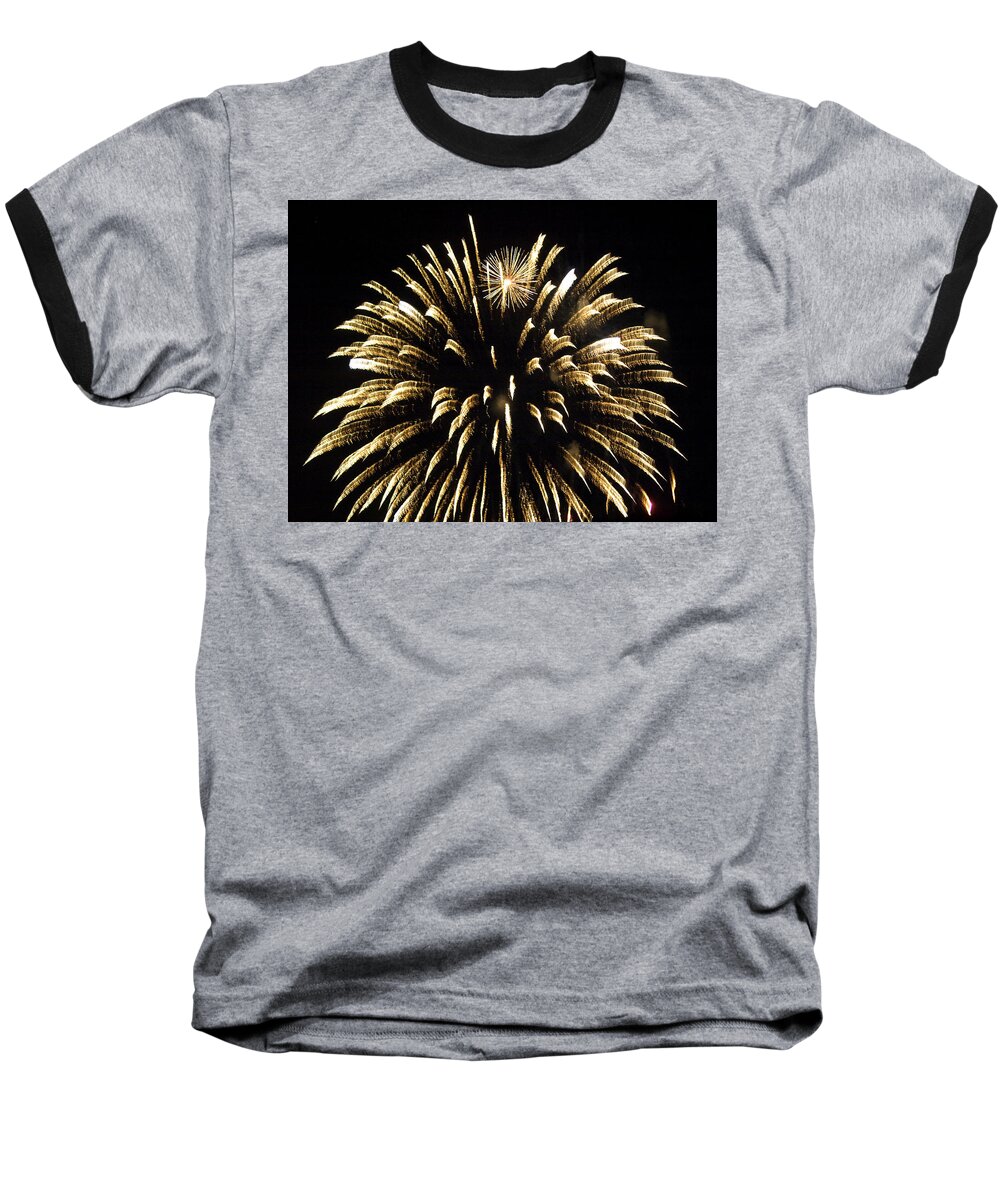 Fire Works Baseball T-Shirt featuring the photograph Star Flower by Tara Lynn