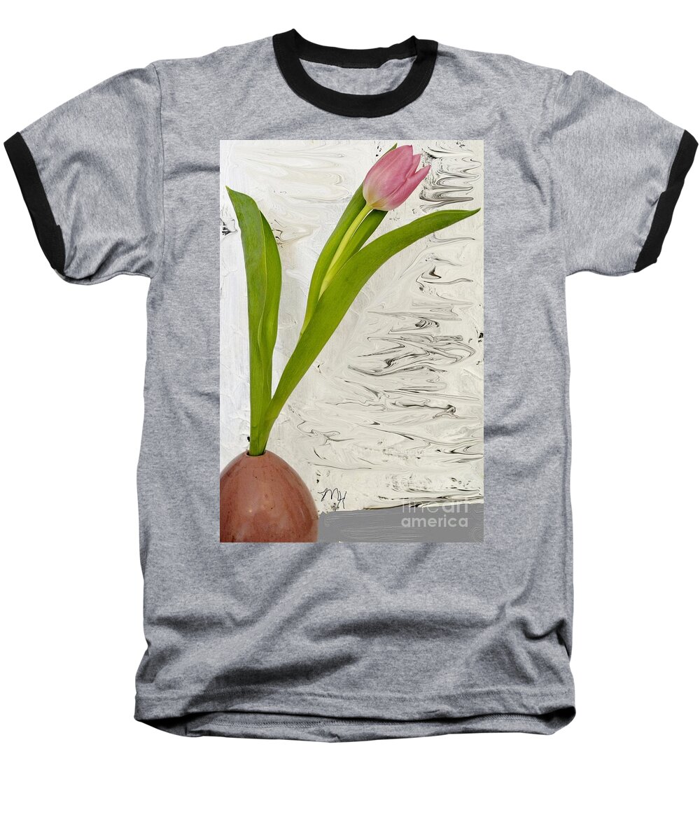 Photo Baseball T-Shirt featuring the photograph Still Life Tulip by Marsha Heiken