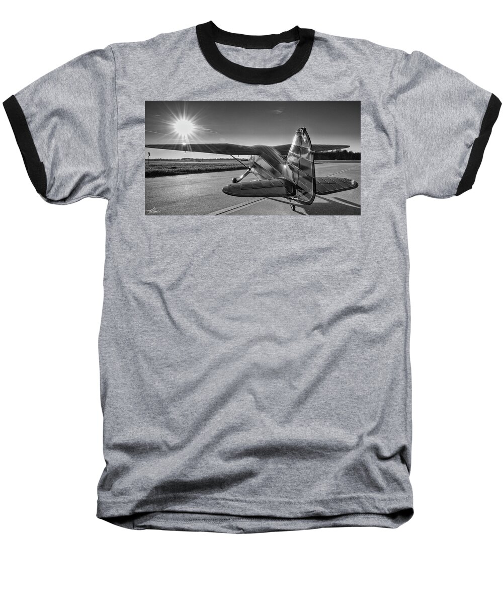 2017-02-22 Baseball T-Shirt featuring the photograph Stinson on the Ramp by Phil And Karen Rispin