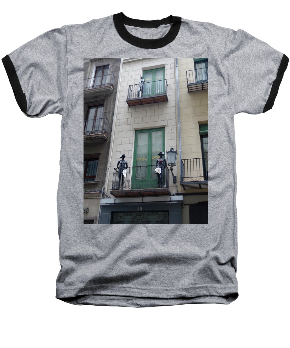 Mannequins Baseball T-Shirt featuring the photograph Strike a Pose by Marwan George Khoury