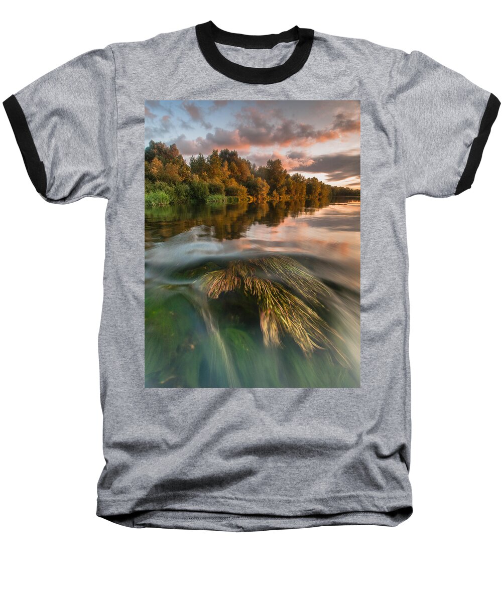 Landscape Baseball T-Shirt featuring the photograph Summer afternoon by Davorin Mance
