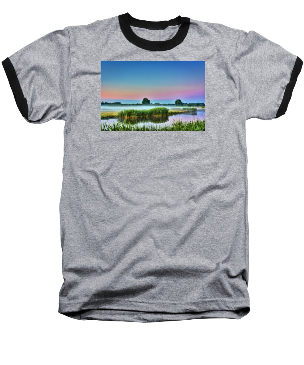 Netherlands Baseball T-Shirt featuring the photograph Summer Sunrise by Nadia Sanowar