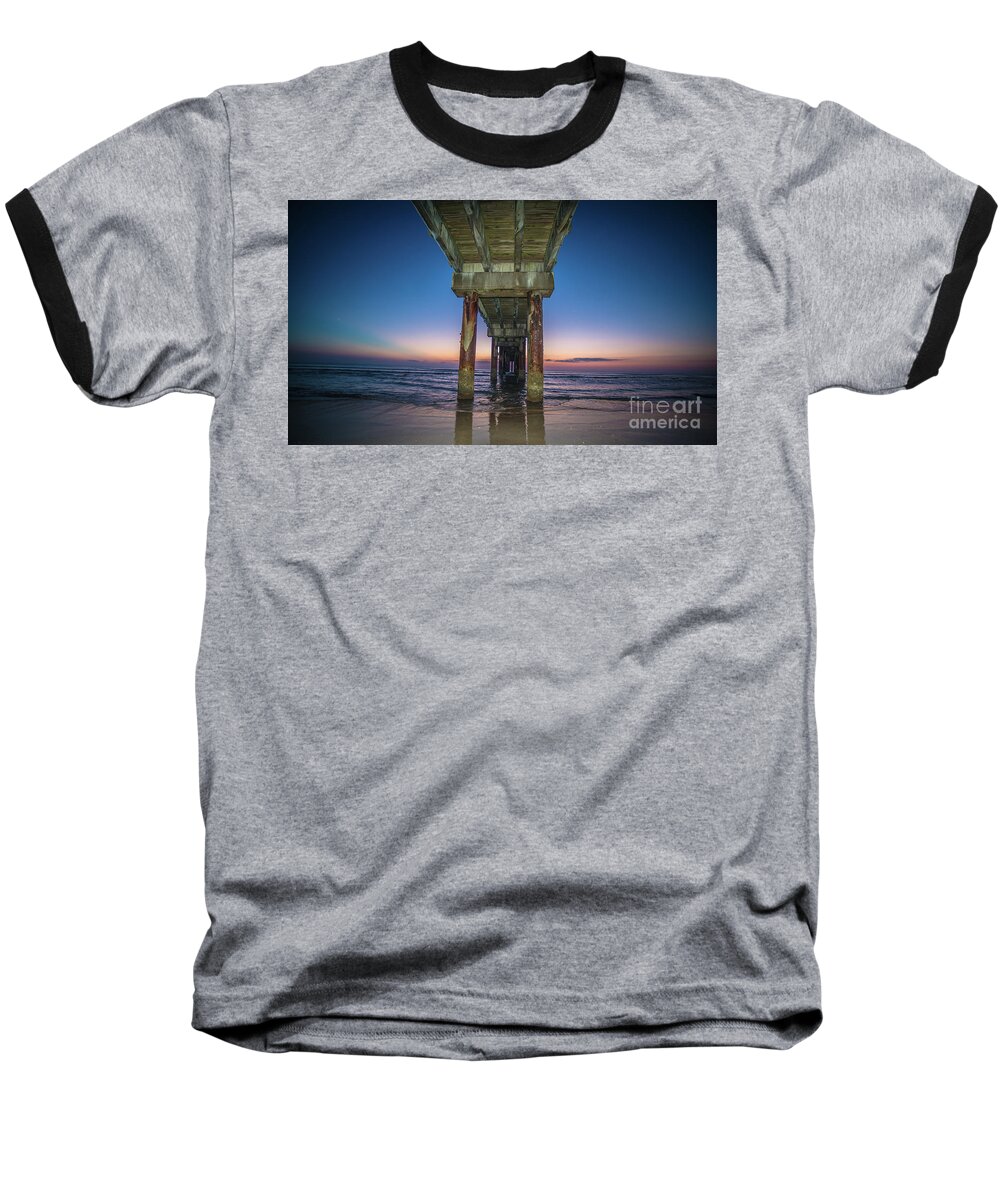 Pier Baseball T-Shirt featuring the photograph Florida by Buddy Morrison