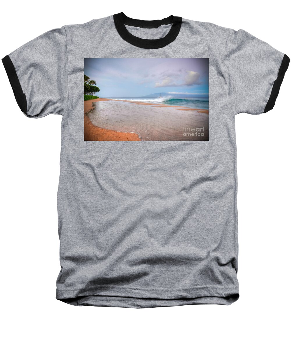 Landscape Baseball T-Shirt featuring the photograph Sunrise Break by Kelly Wade