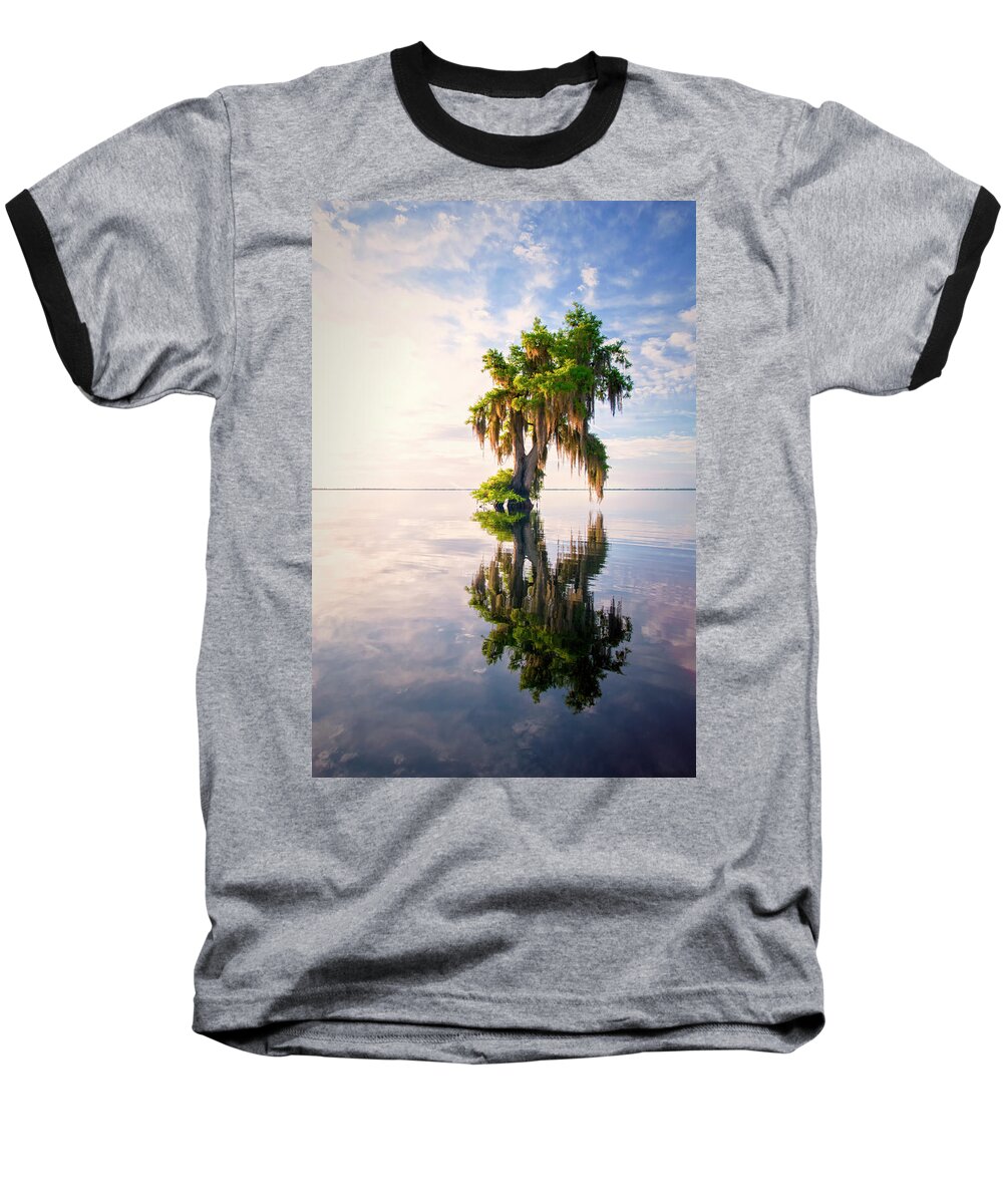 Crystal Yingling Baseball T-Shirt featuring the photograph Sunrise Dip #2 by Ghostwinds Photography