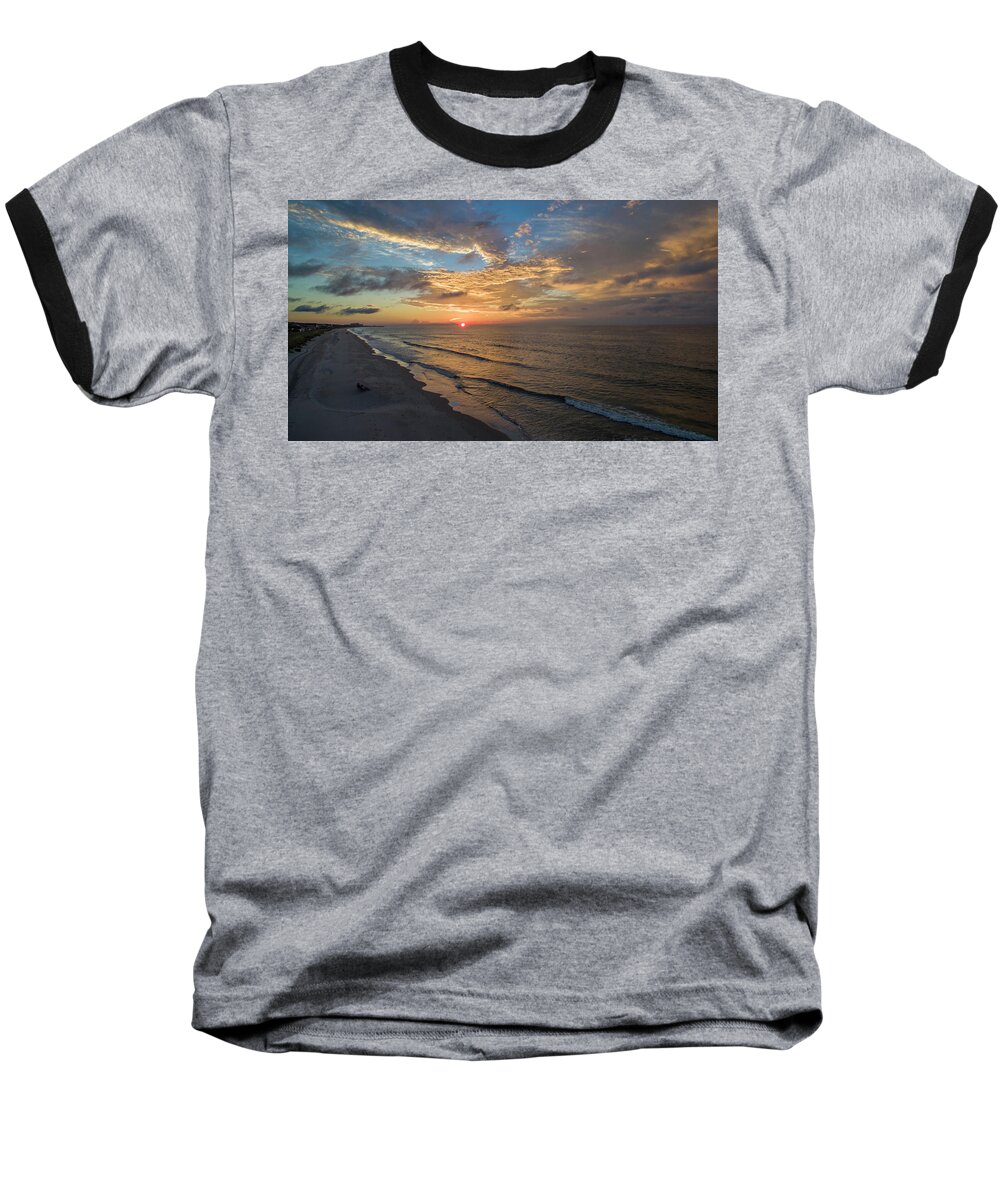 Sunrise Baseball T-Shirt featuring the photograph Sunrise7 by Star City SkyCams