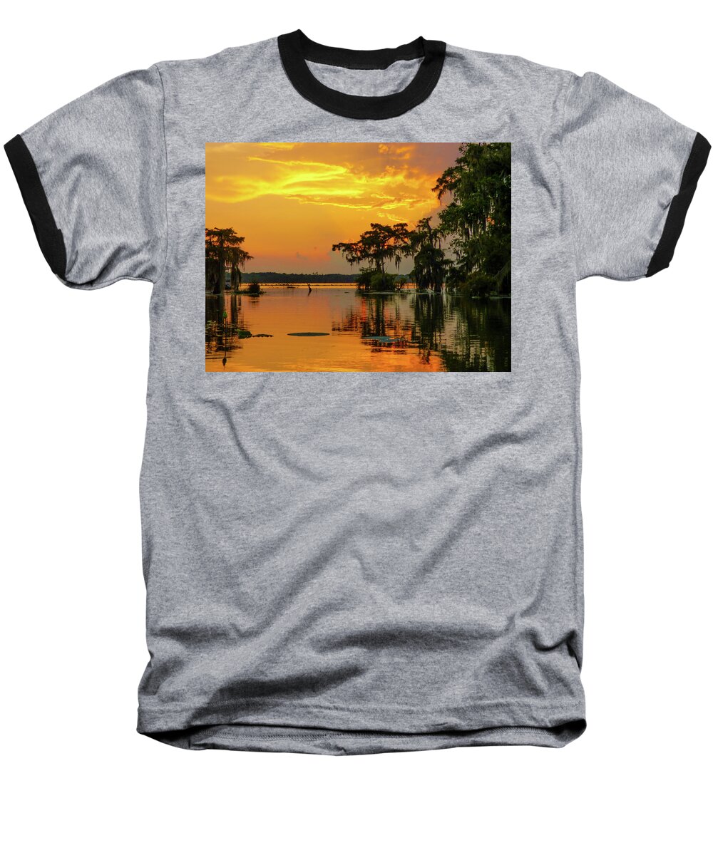 Orcinus Fotograffy Baseball T-Shirt featuring the photograph Sunset Brilliance by Kimo Fernandez