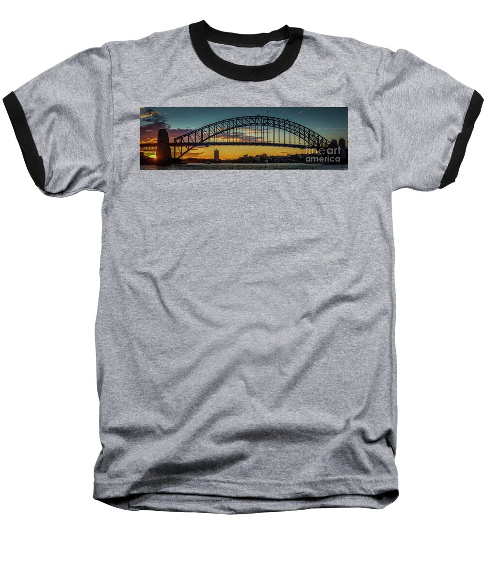 2016 Baseball T-Shirt featuring the photograph Sunset in Sydney by Agnes Caruso