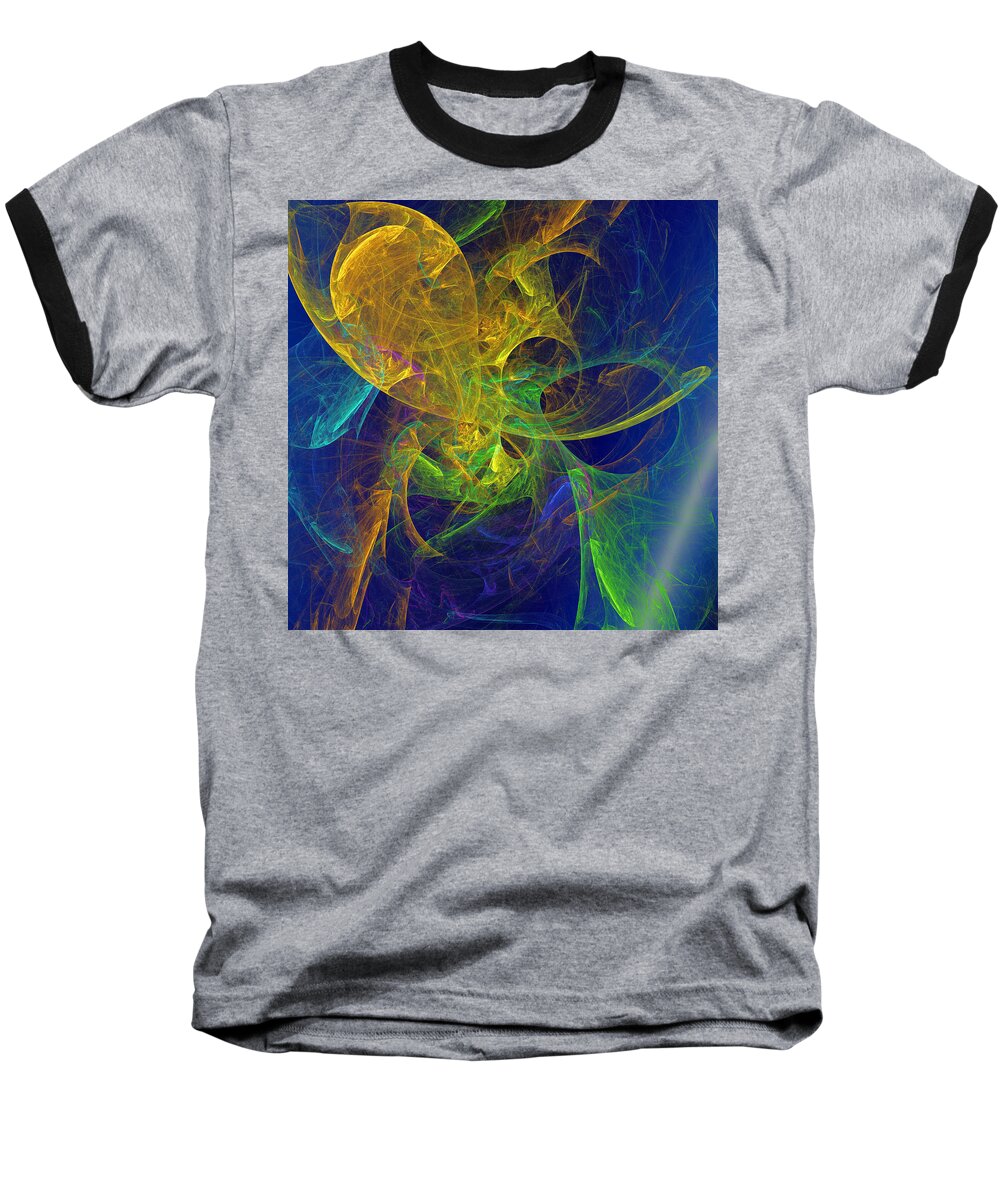 Art Baseball T-Shirt featuring the digital art Sunshine by Jeff Iverson