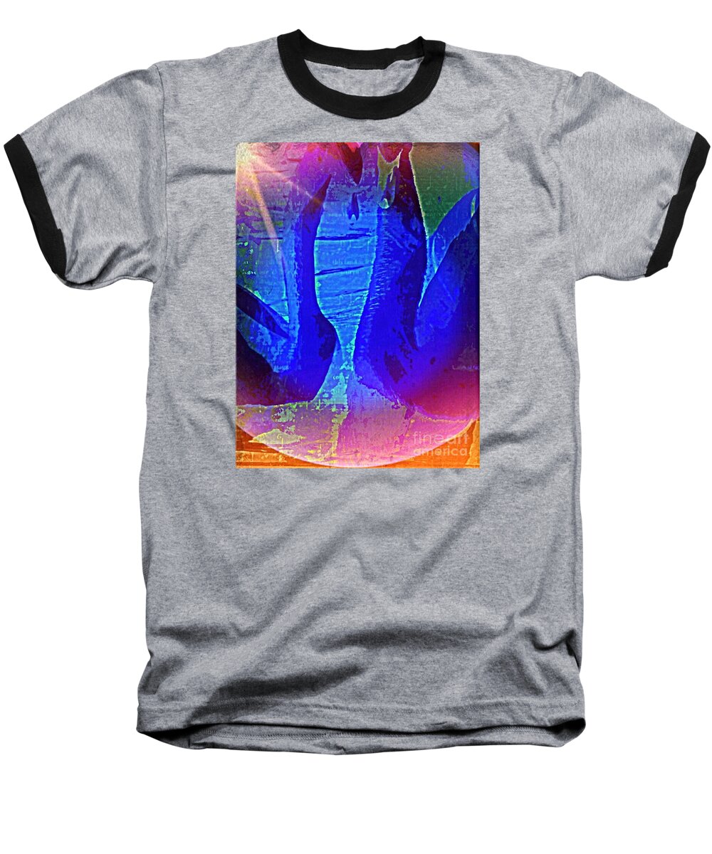  Baseball T-Shirt featuring the digital art Swan song by Christine Paris