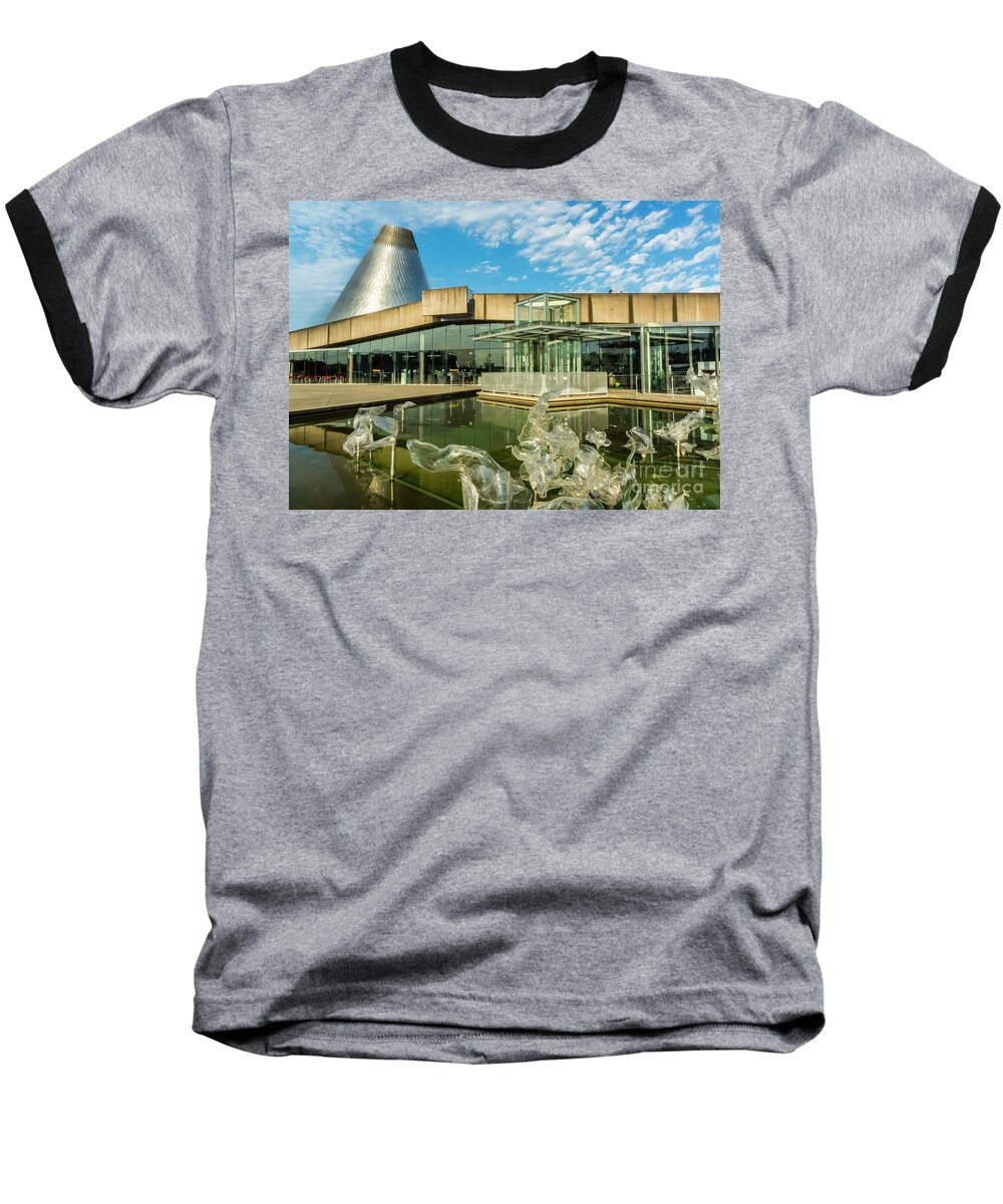 Tacoma Baseball T-Shirt featuring the photograph Tacoma's Museum of glass by Sal Ahmed