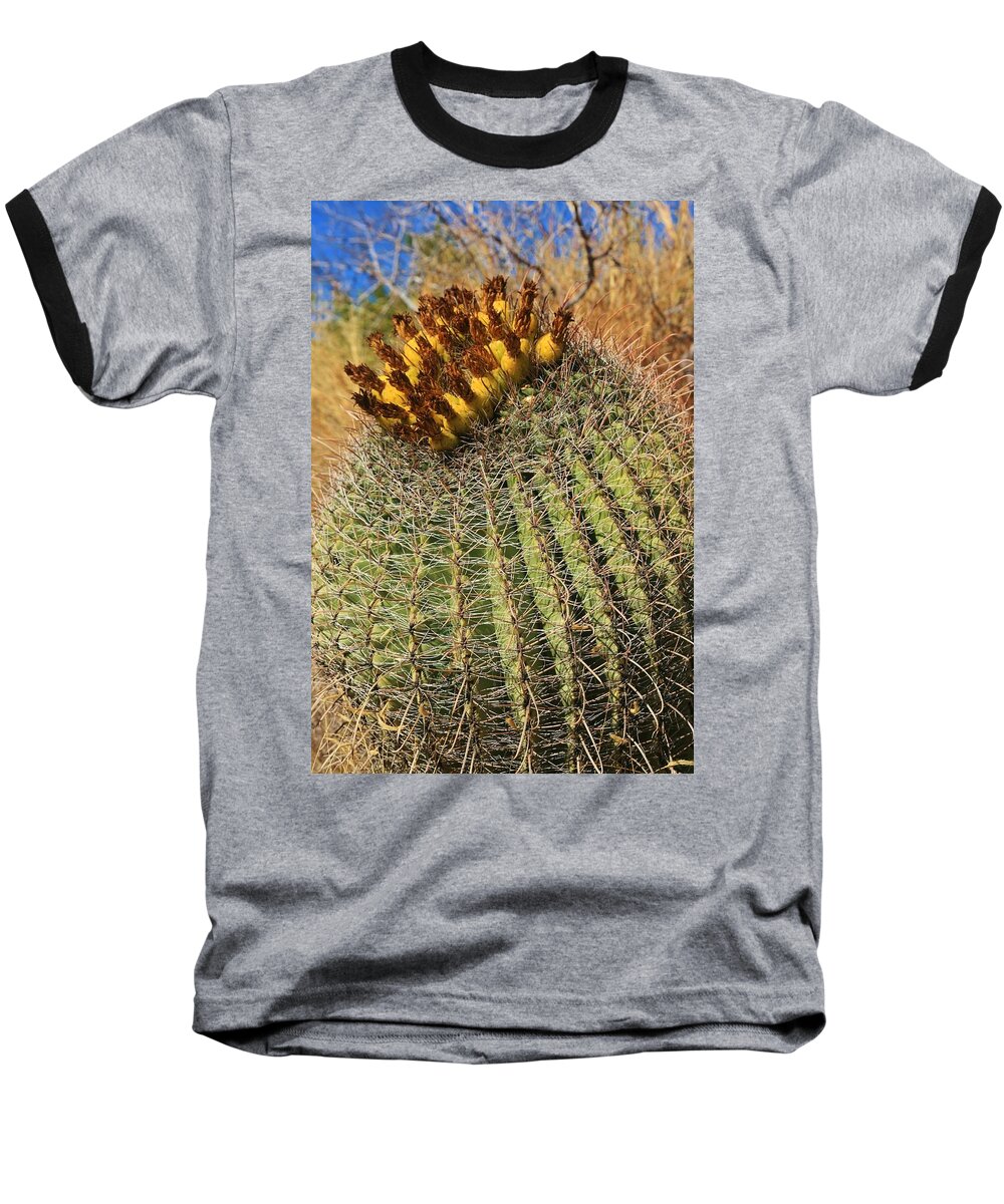 Nature Baseball T-Shirt featuring the photograph The Barrel by Sheila Ping