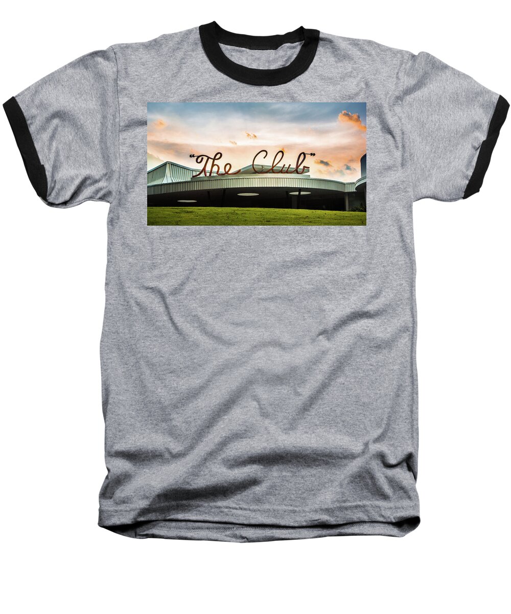 The Club Baseball T-Shirt featuring the photograph The Club Panorama by Parker Cunningham