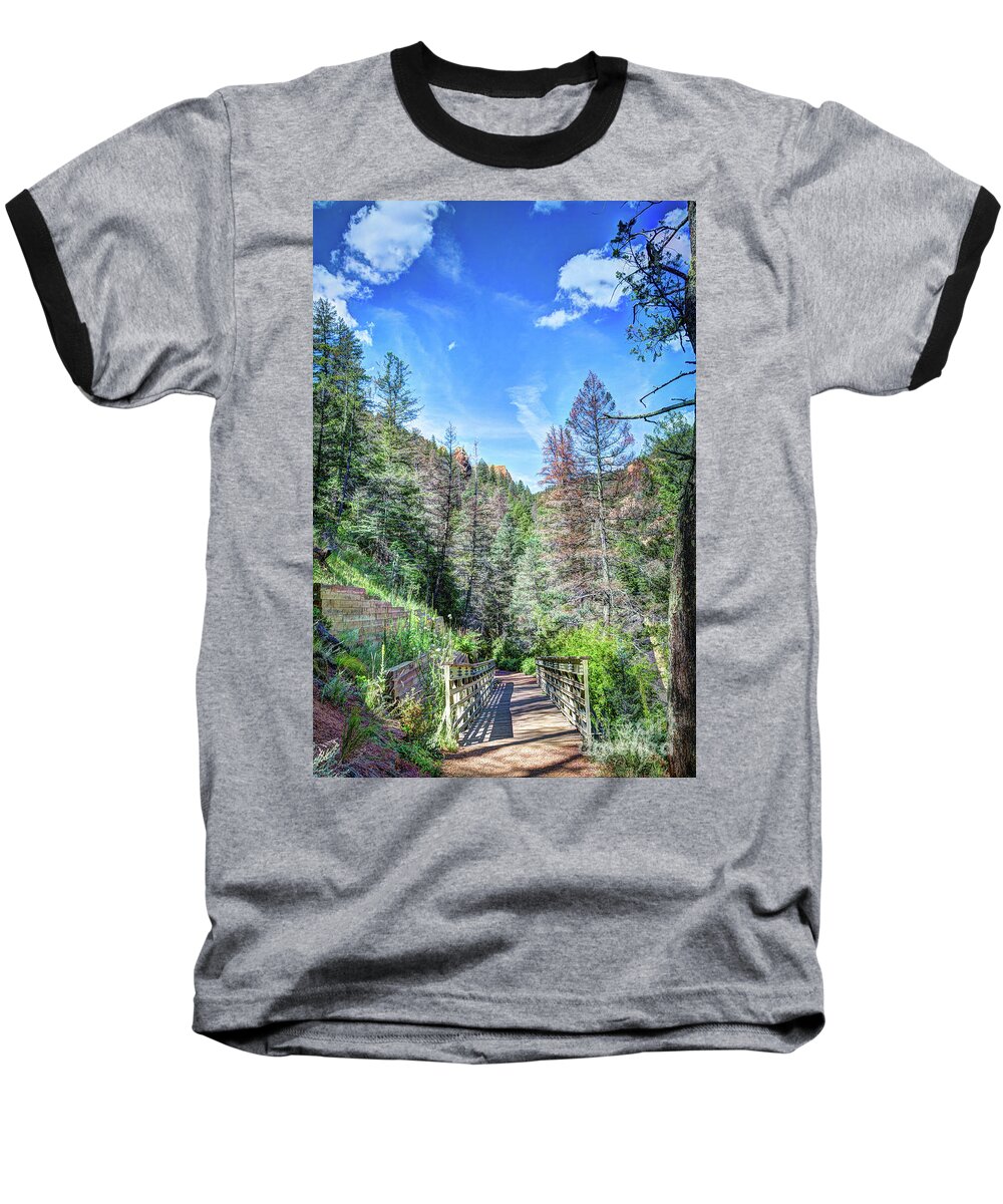 Nature Baseball T-Shirt featuring the photograph The Connection by Deborah Klubertanz