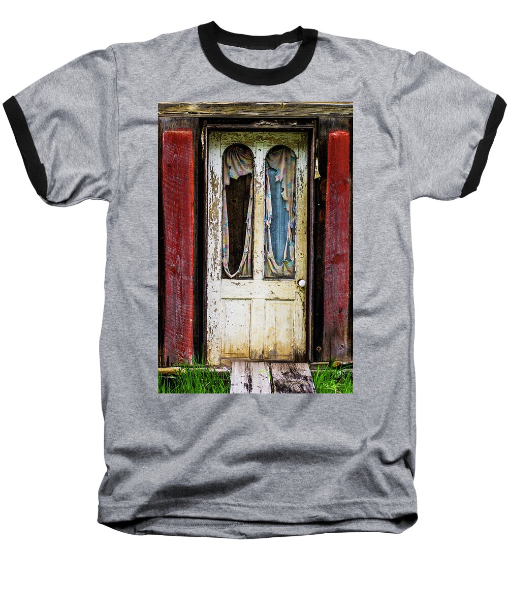 Door Baseball T-Shirt featuring the digital art The Entrance by Dale Stillman