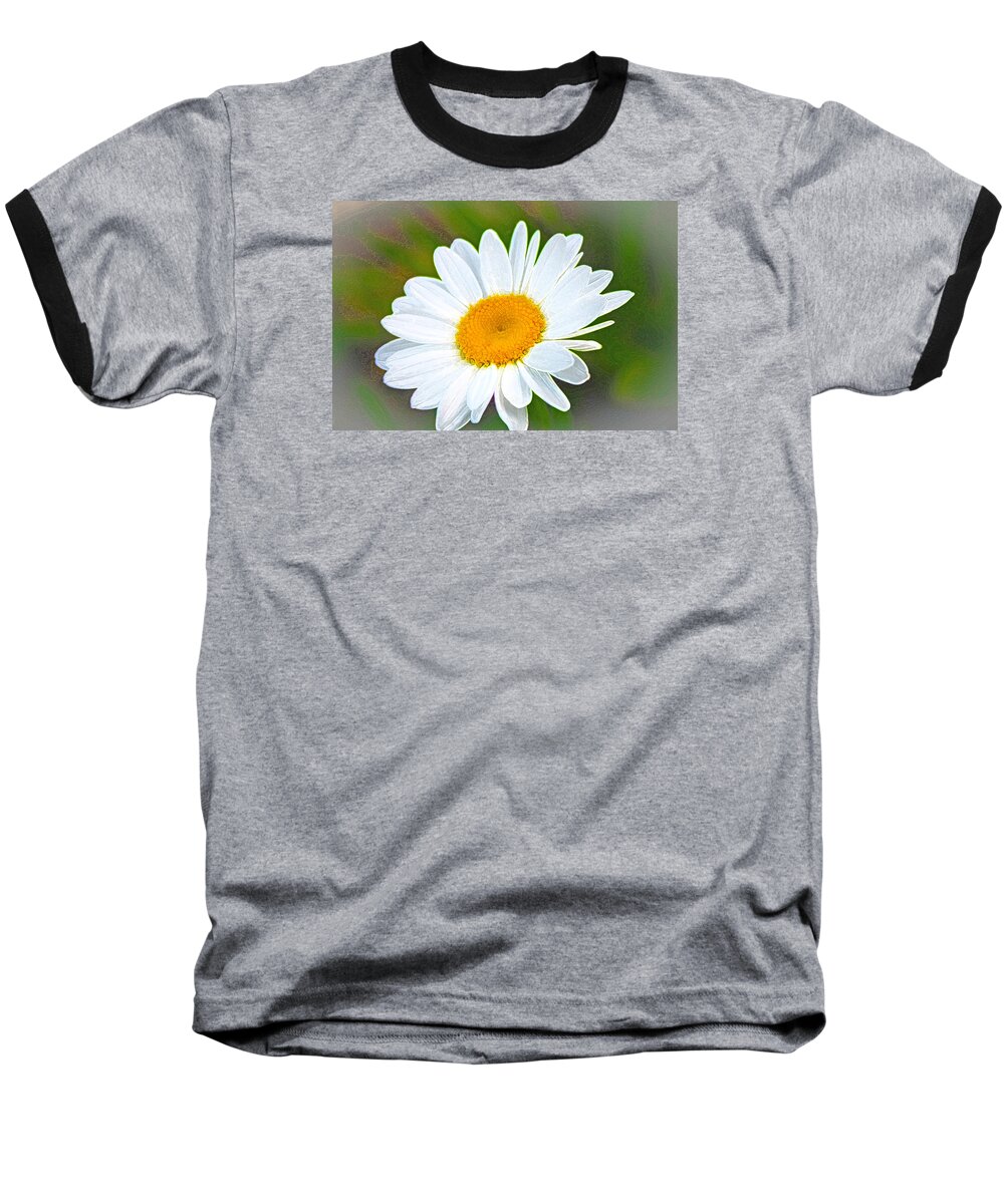 Flower Baseball T-Shirt featuring the photograph The Friendliest Flower by Barbara Dean