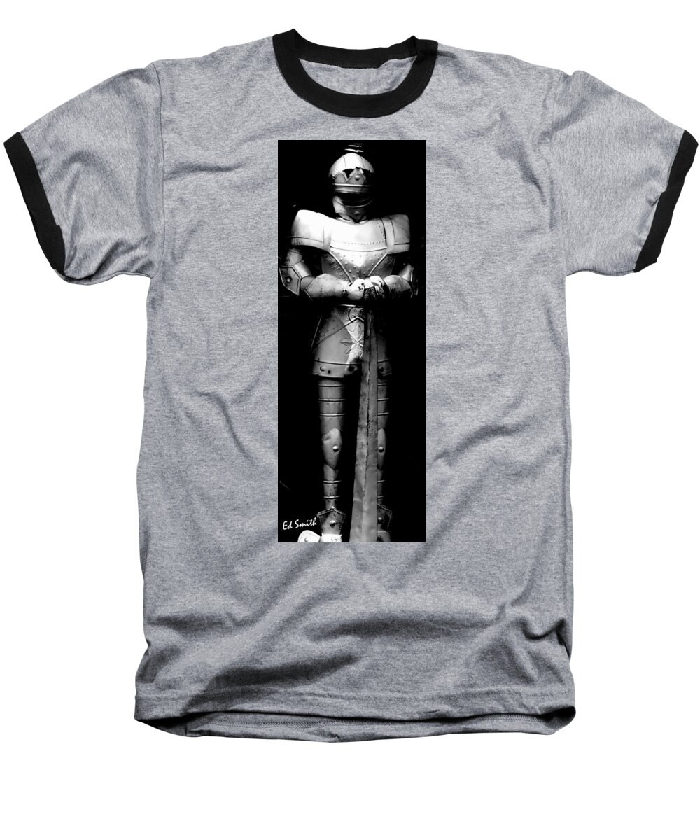 The Guard Baseball T-Shirt featuring the photograph The Guard by Edward Smith