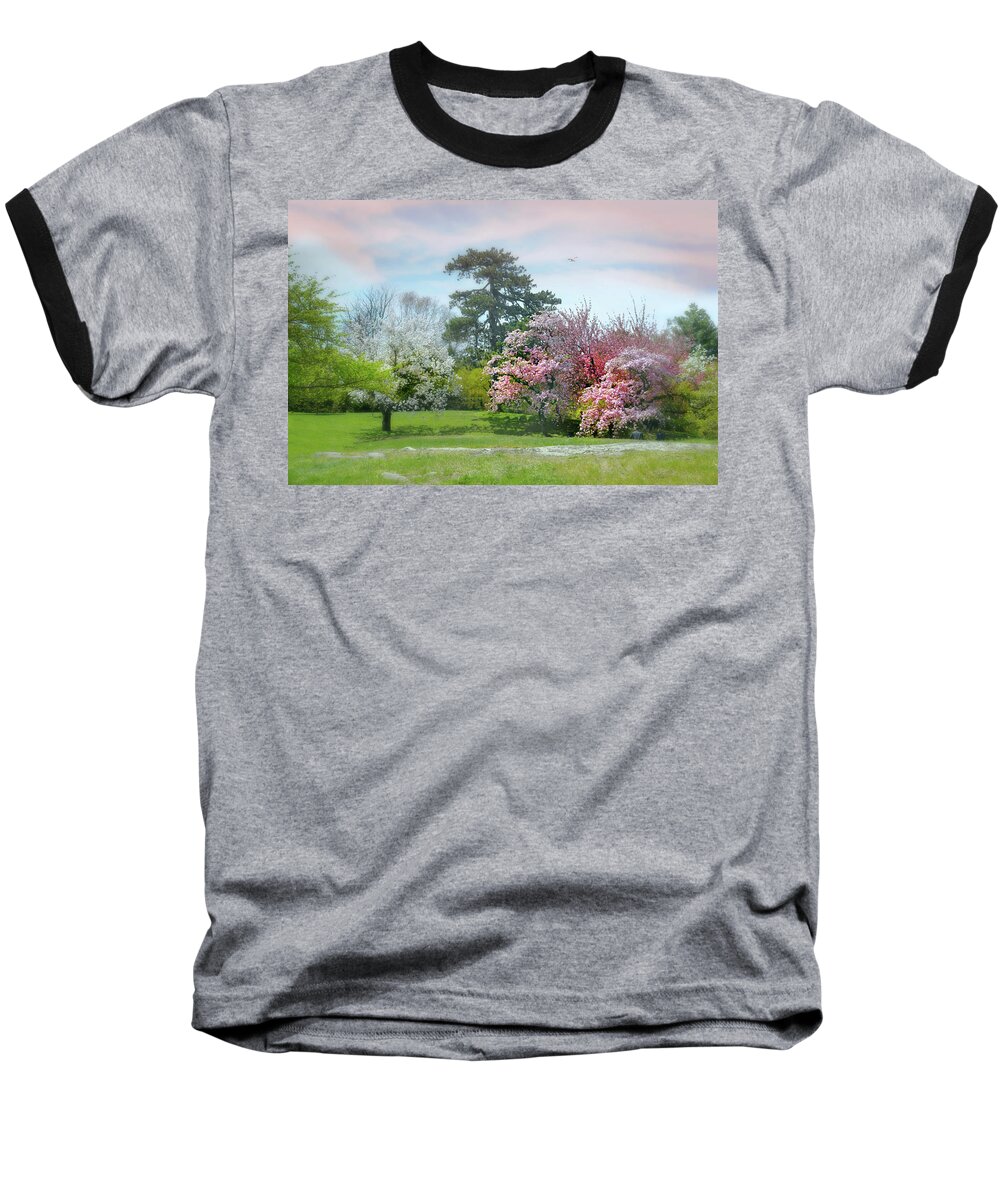 Nybg Baseball T-Shirt featuring the photograph The Hidden Garden by Diana Angstadt