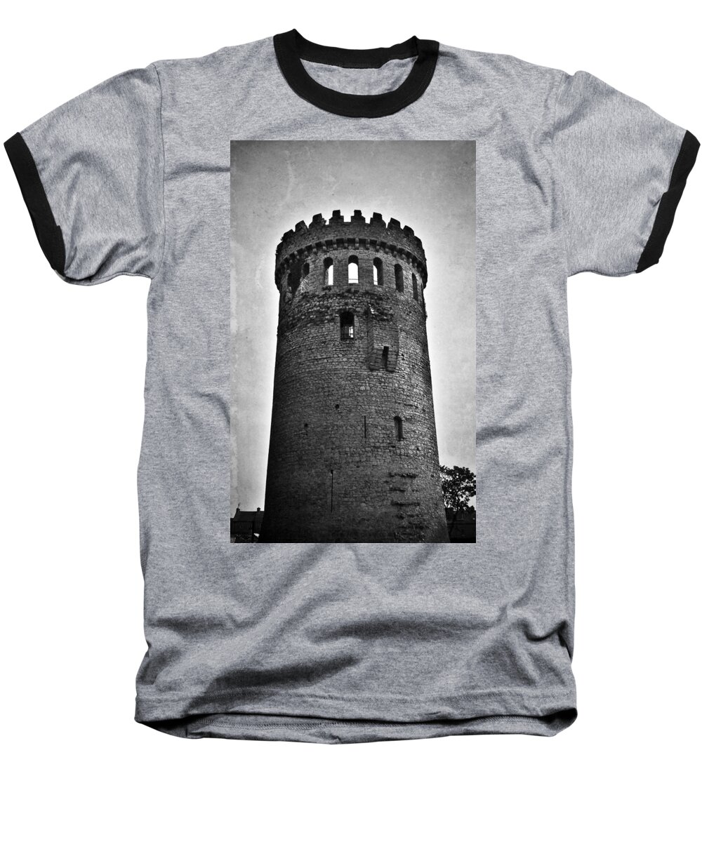 Ireland Baseball T-Shirt featuring the photograph The Keep at Nenagh Castle in Nenagh Ireland by Teresa Mucha