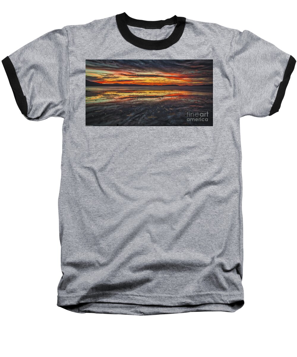 The Melting Pot Baseball T-Shirt featuring the photograph The Melting Pot by Mitch Shindelbower