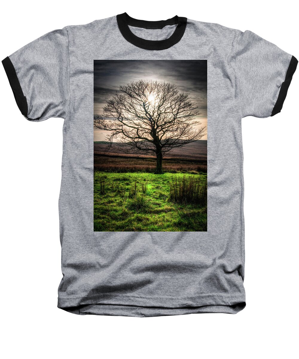 Landscape Baseball T-Shirt featuring the photograph The One Tree by Geoff Smith