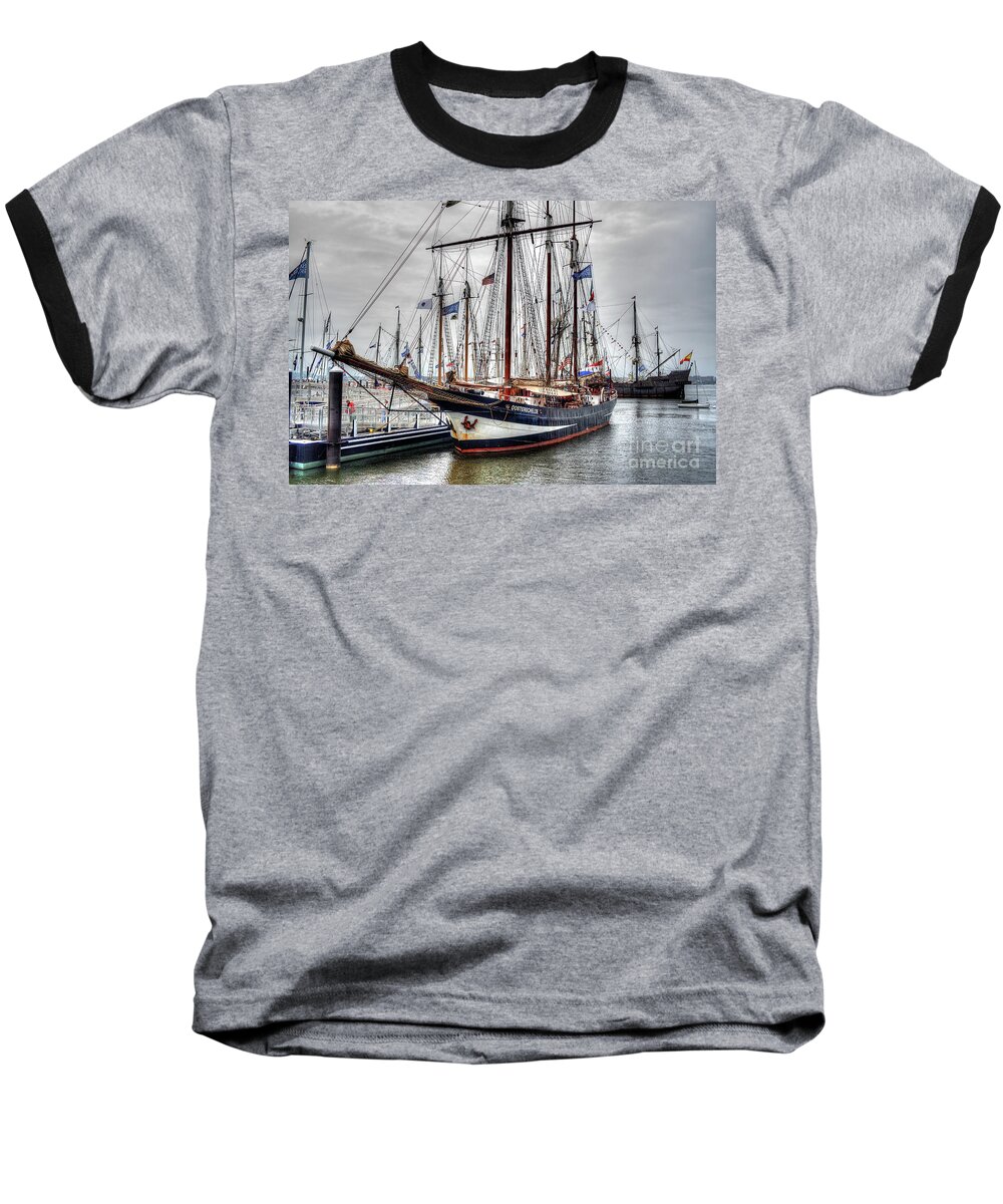 Adrian Laroque Baseball T-Shirt featuring the photograph The Oosterschelde by LR Photography