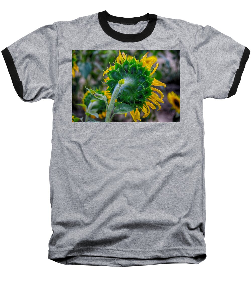 Sky Baseball T-Shirt featuring the photograph The Other Side by Tricia Marchlik