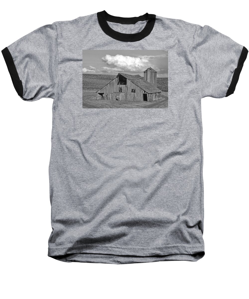 Outdoors Baseball T-Shirt featuring the photograph The Palouse Breaks Barn by Doug Davidson