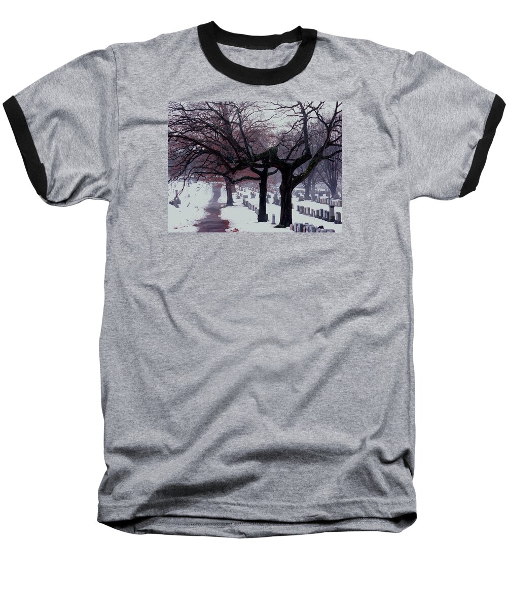 Winter Baseball T-Shirt featuring the photograph The Path by Christopher Brown