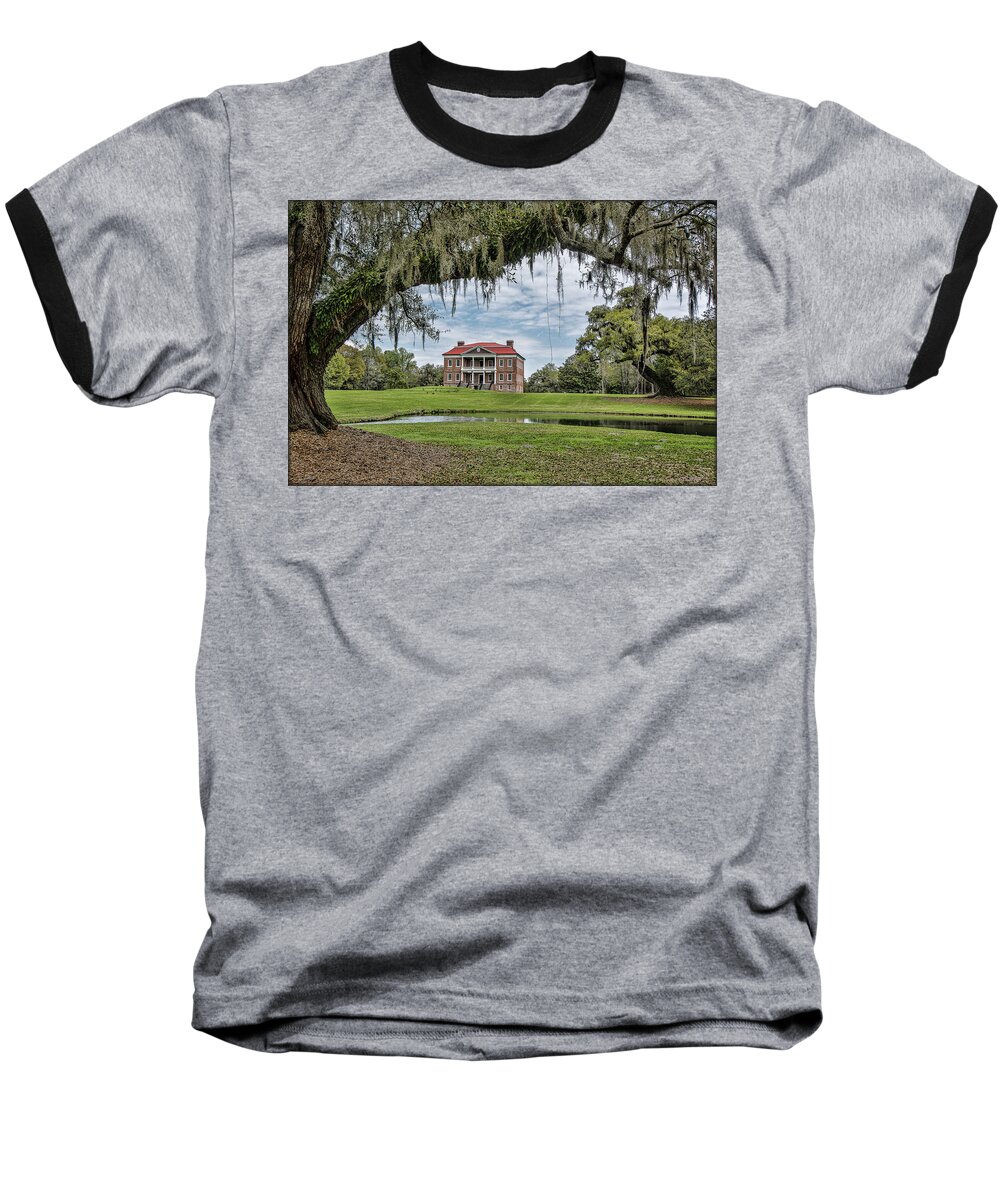 South Carolina Baseball T-Shirt featuring the photograph The Plantation by Erika Fawcett