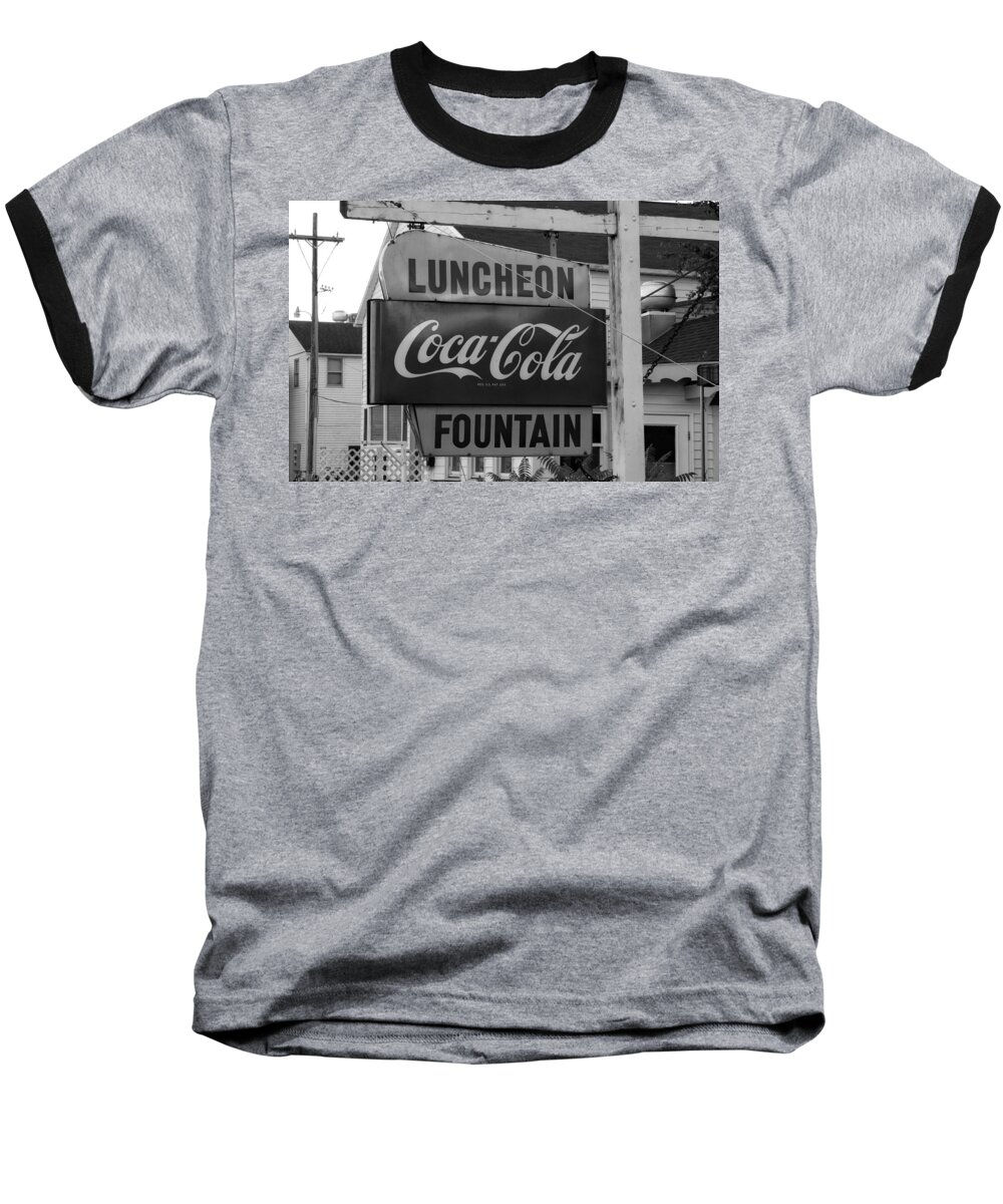 Coca Cola Baseball T-Shirt featuring the photograph The Real Thing by Jackson Pearson