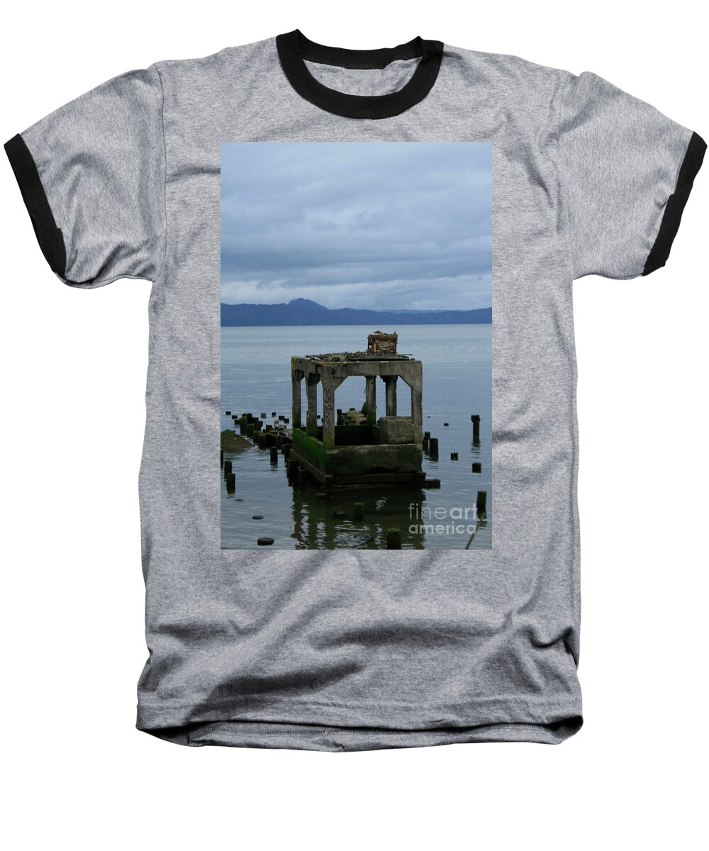Remnants Baseball T-Shirt featuring the photograph The Remnant by Suzanne Lorenz