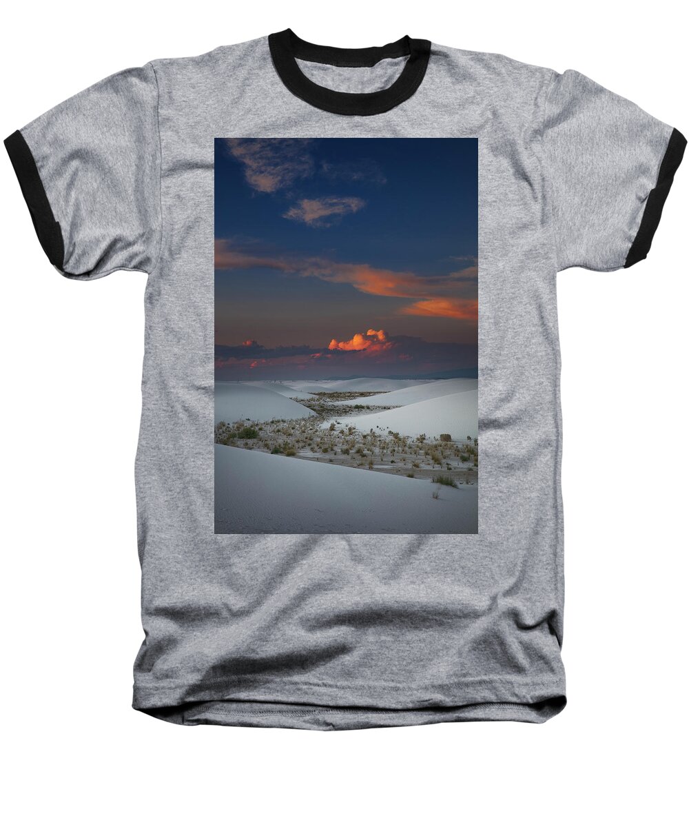 Arches Baseball T-Shirt featuring the photograph The Sea of Sands by Edgars Erglis