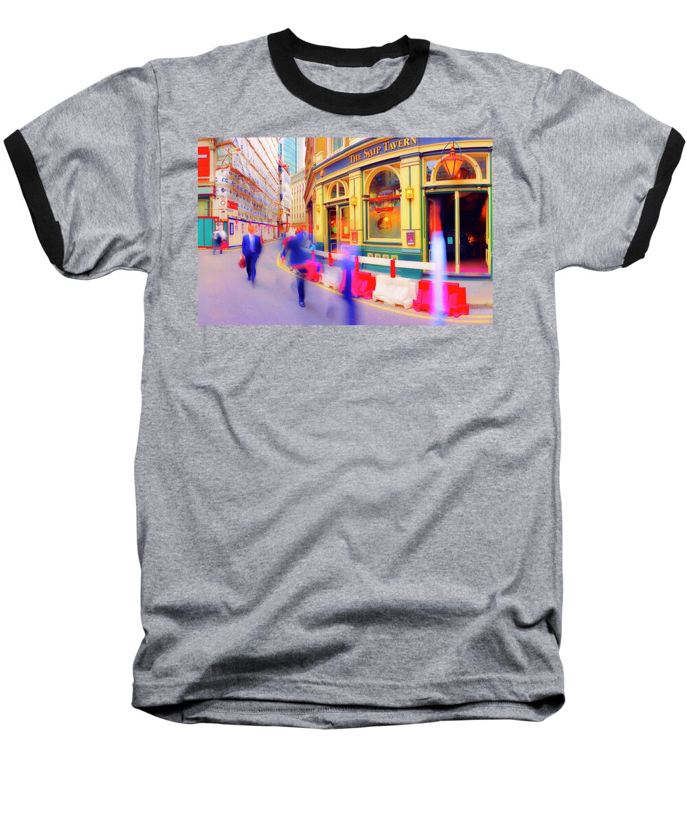 Sand Baseball T-Shirt featuring the photograph The Ship by Jan W Faul