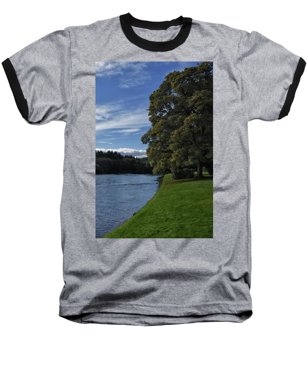 Tay Baseball T-Shirt featuring the photograph The Silvery Tay by Dunkeld by Kuni Photography