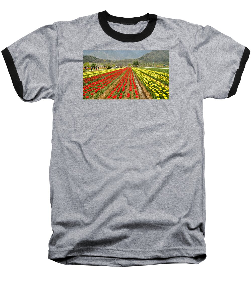 5261 Baseball T-Shirt featuring the photograph The Valley Blooms by Fotosas Photography