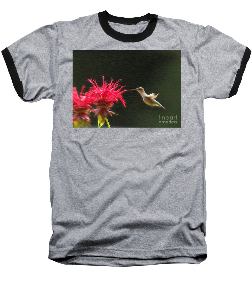 Bird Baseball T-Shirt featuring the photograph The Visitor by Robert Pearson