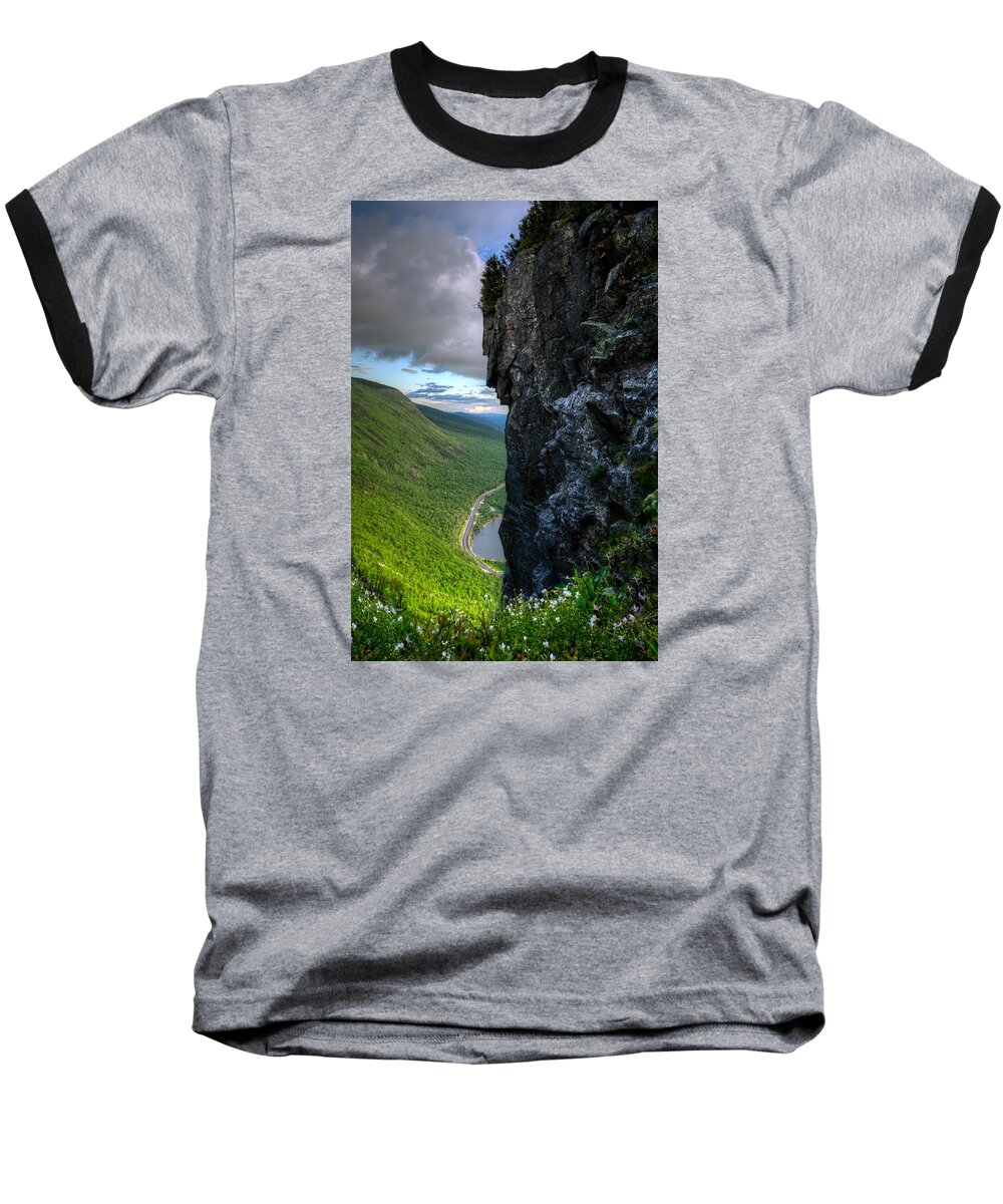 The Watcher Baseball T-Shirt featuring the photograph The Watcher by White Mountain Images
