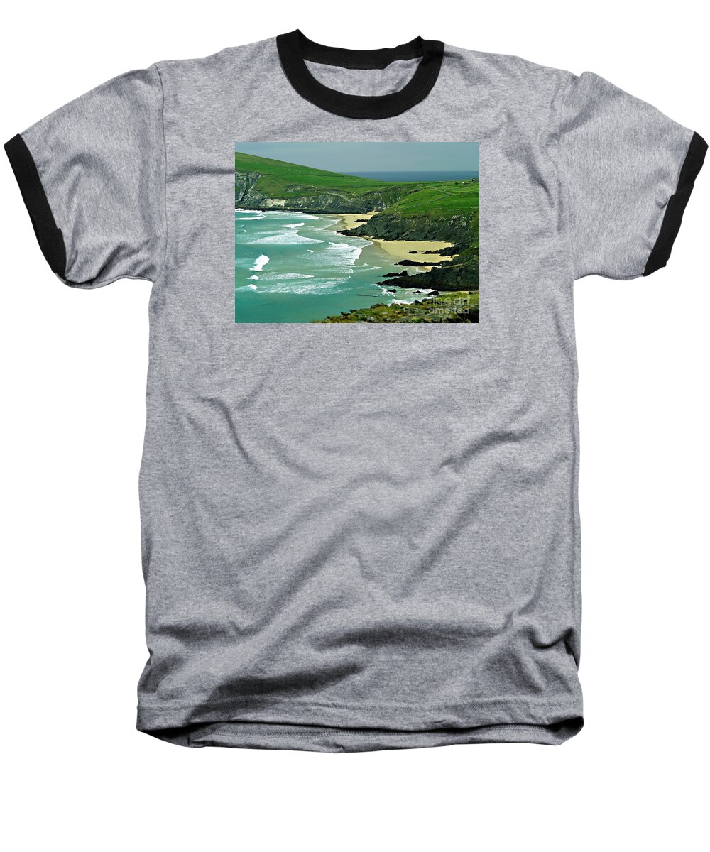 Ireland Photography Baseball T-Shirt featuring the photograph The West Coast of Ireland by Patricia Griffin Brett