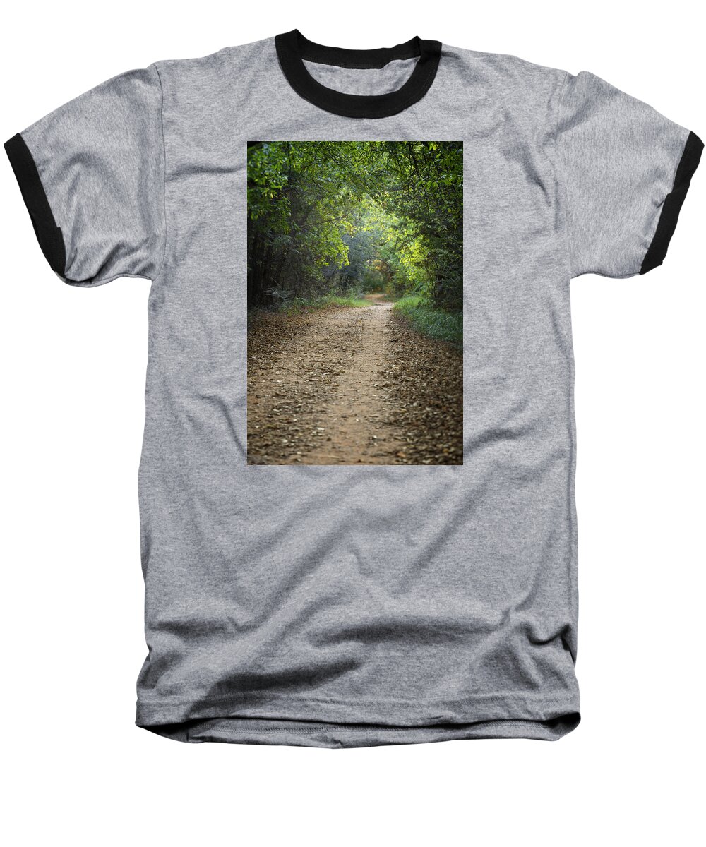 Path Baseball T-Shirt featuring the photograph The Winding Path by Ricky Barnard