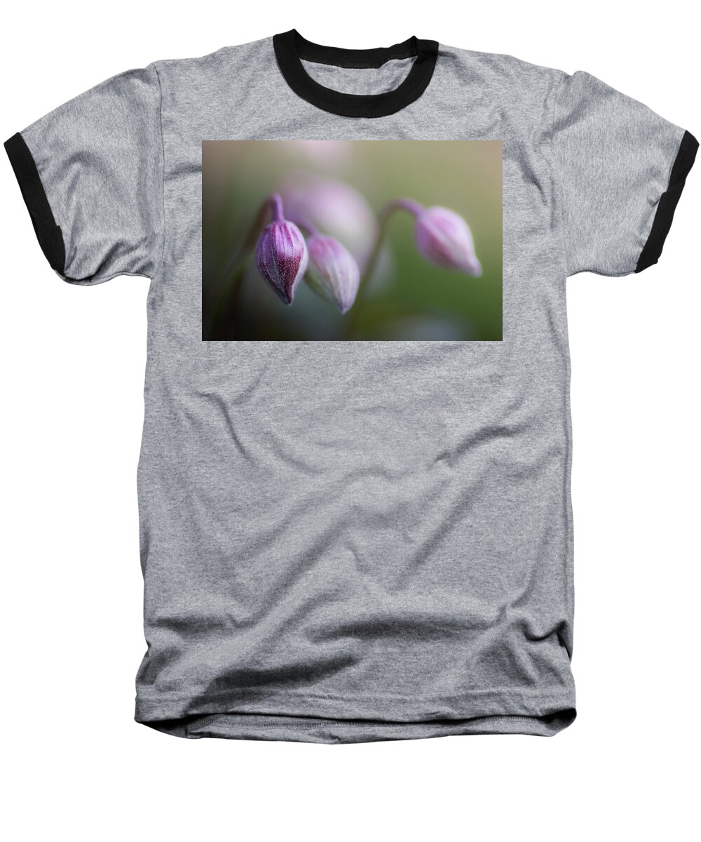 Spring Baseball T-Shirt featuring the photograph Three Buds by Peter Scott