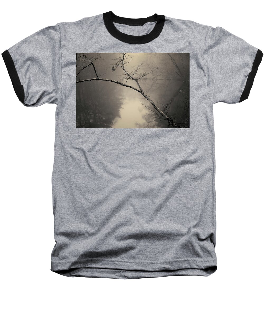 Gertrude M. Boyden Baseball T-Shirt featuring the photograph Three Mile River II Toned by David Gordon